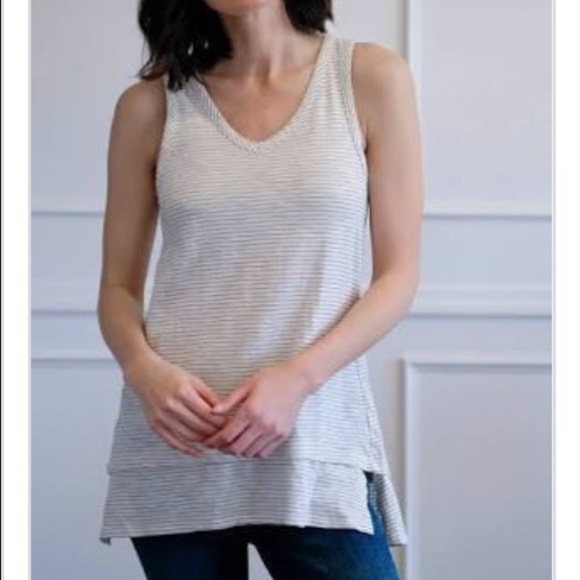 Mododoc tunic length tank top, ribbed bottom piece - Picture 11 of 11